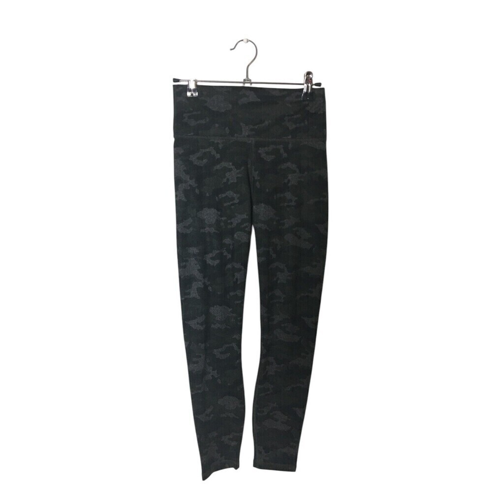 Fabletics Powerhold Yoga Pants Women's Size Small Gray Camo Athletic